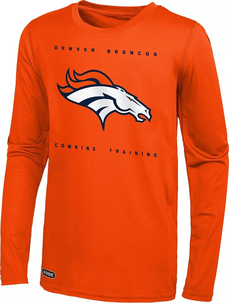 

Мужская футболка Nfl Combine Joint Denver Broncos Side Drill с длинными рукавами