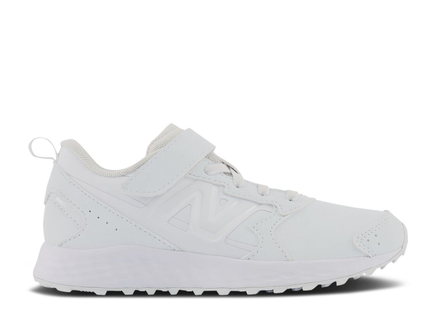 

Кроссовки New Balance Fresh Foam 650V1 Bungee Lace Top Strap Big Kid X-Wide 'Triple White', белый