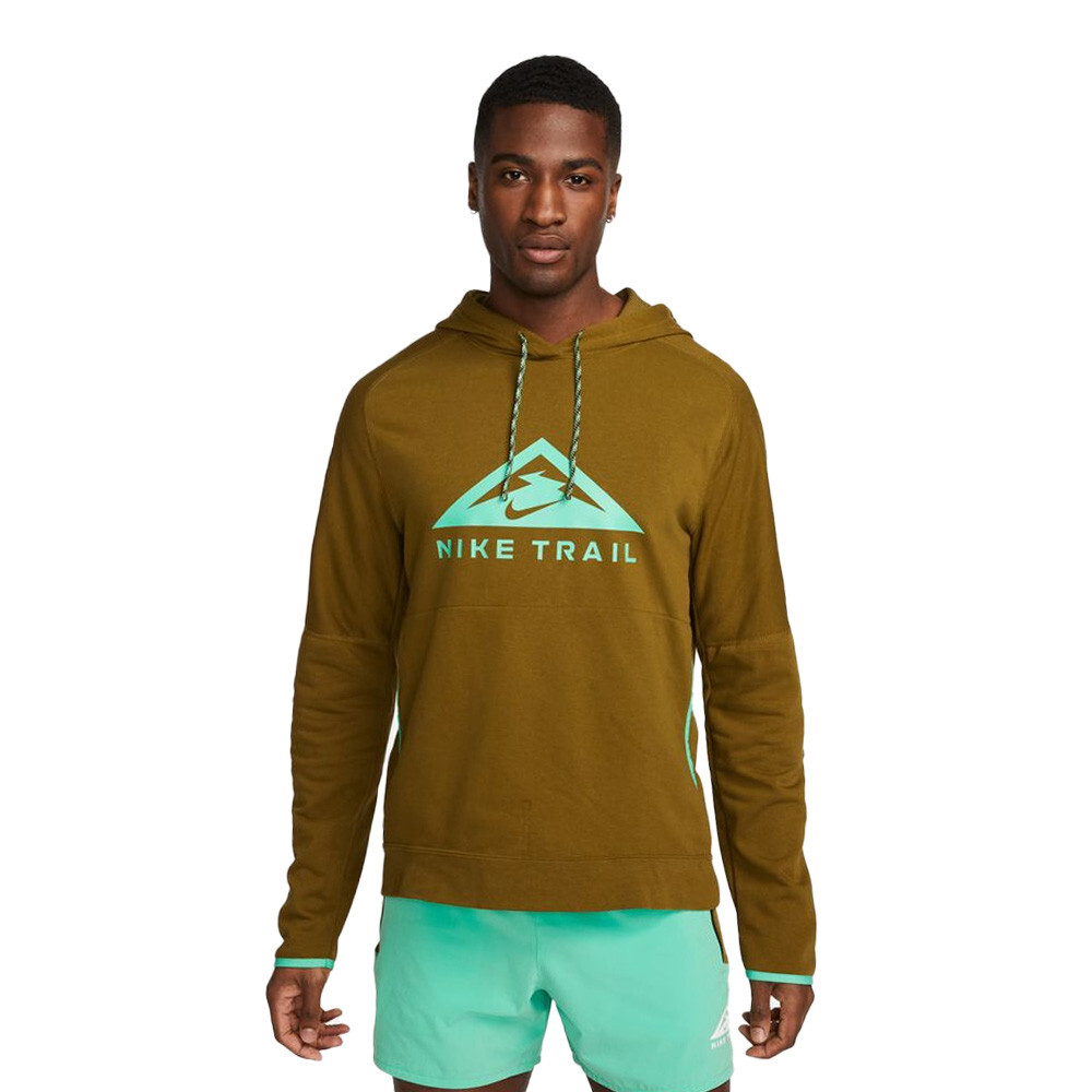 

Спортивный топ Nike Trail Magic Hour Trail Running Hooded, зеленый