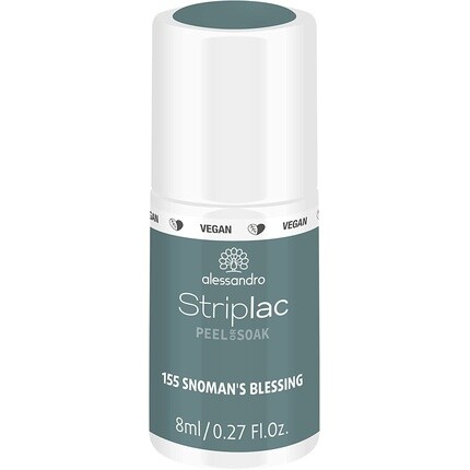 

Лак для ногтей Striplac Peel Or Soak Vegan Classic Blue Led, 8 мл, Alessandro