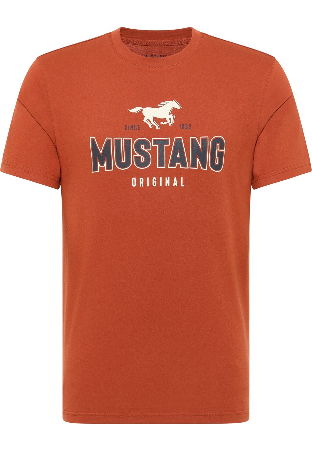 

Футболка с принтом Mustang, цвет braun