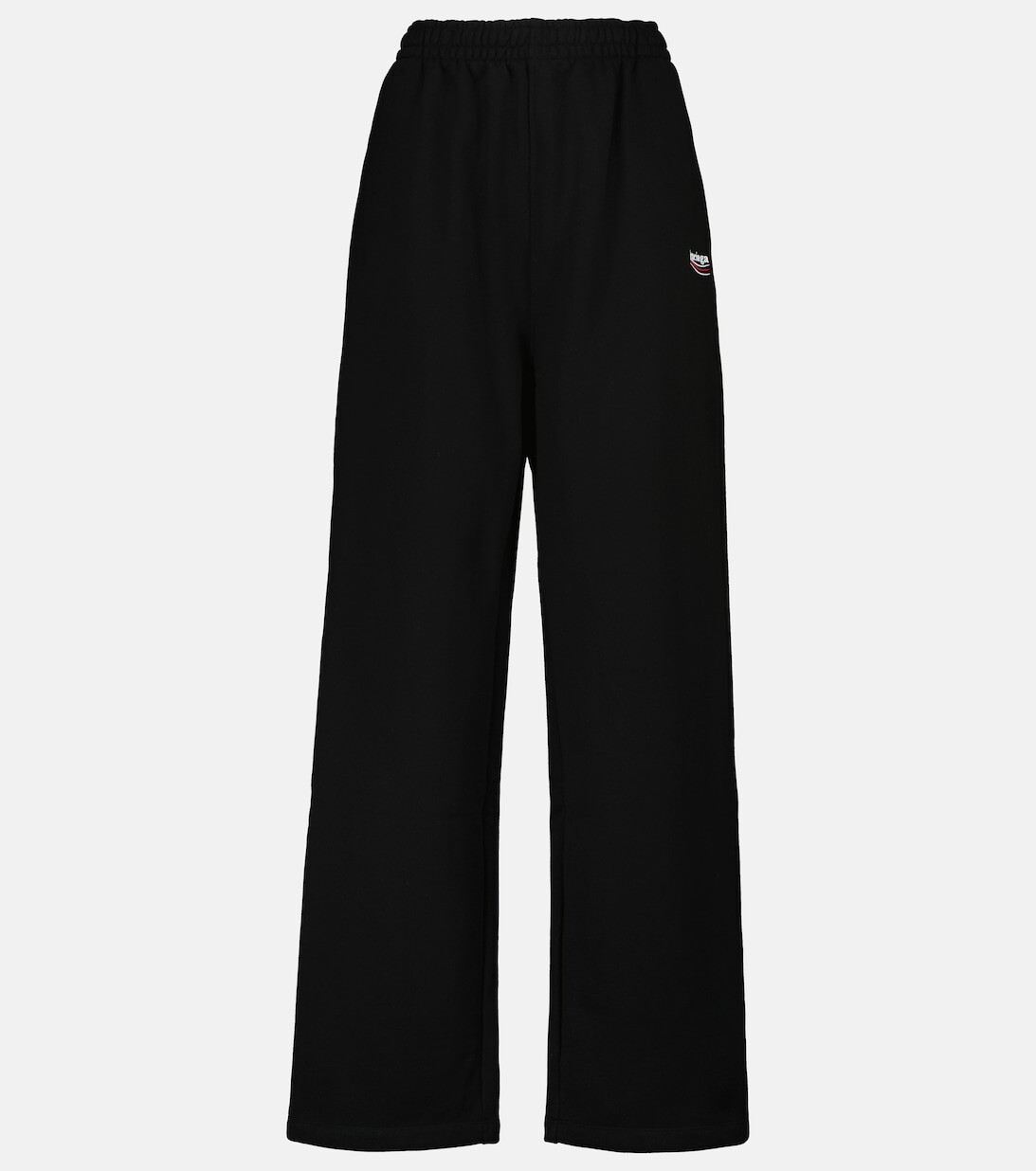 

Хлопковые спортивные штаны с логотипом BALENCIAGA, черный