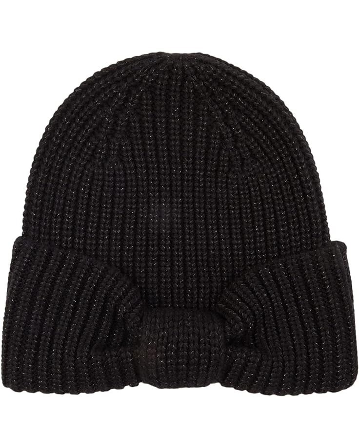 Шапка Kate Spade New York Metallic Bow Beanie, черный сумка kate spade черный