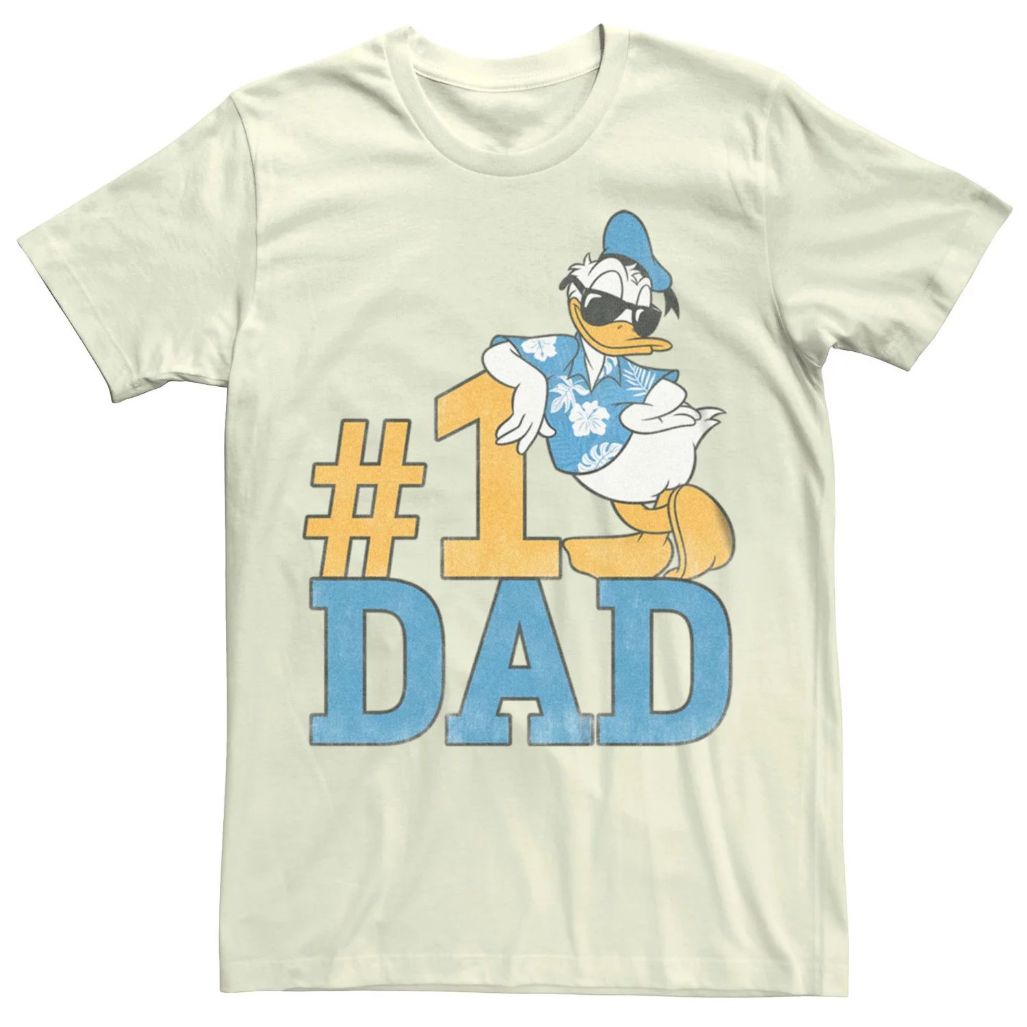 Мужская летняя футболка #1 с рисунком папы Disney's Donald Duck