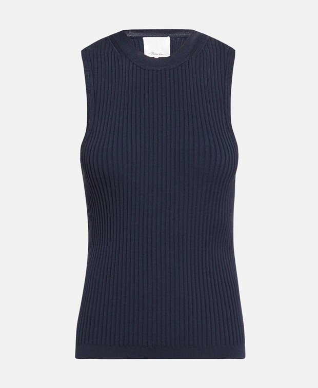 

Вязаный топ 3.1 Phillip Lim, темно-синий