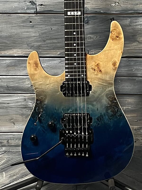 

Электрогитара ESP E-II series MIJ Left Handed SN-2 Electric Guitar - Blue Natural Fade