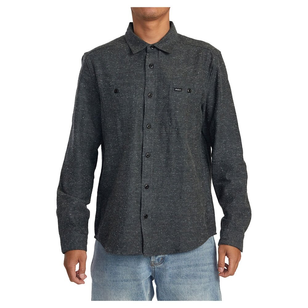

Рубашка Rvca Harvest Neps Flannel, серый