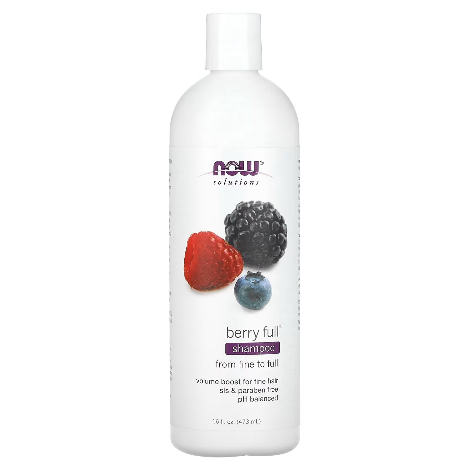 

Шампунь NOW Foods Solutions Berry Full, 473мл