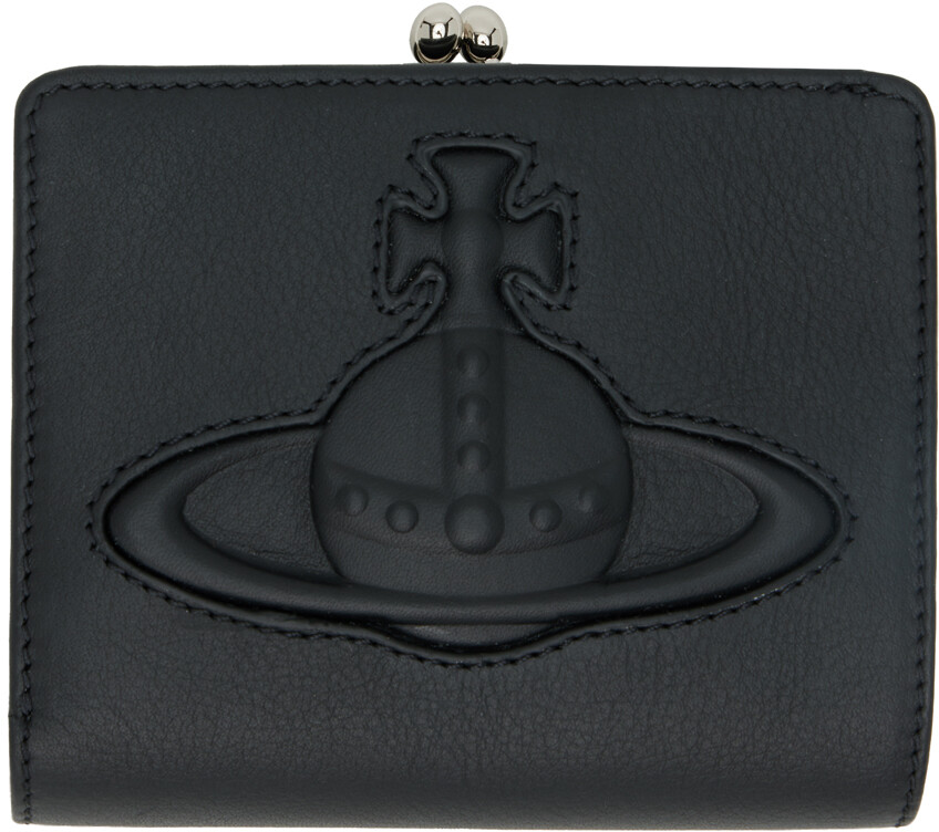 

Черный кошелек с карманом в рамке Vivienne Westwood