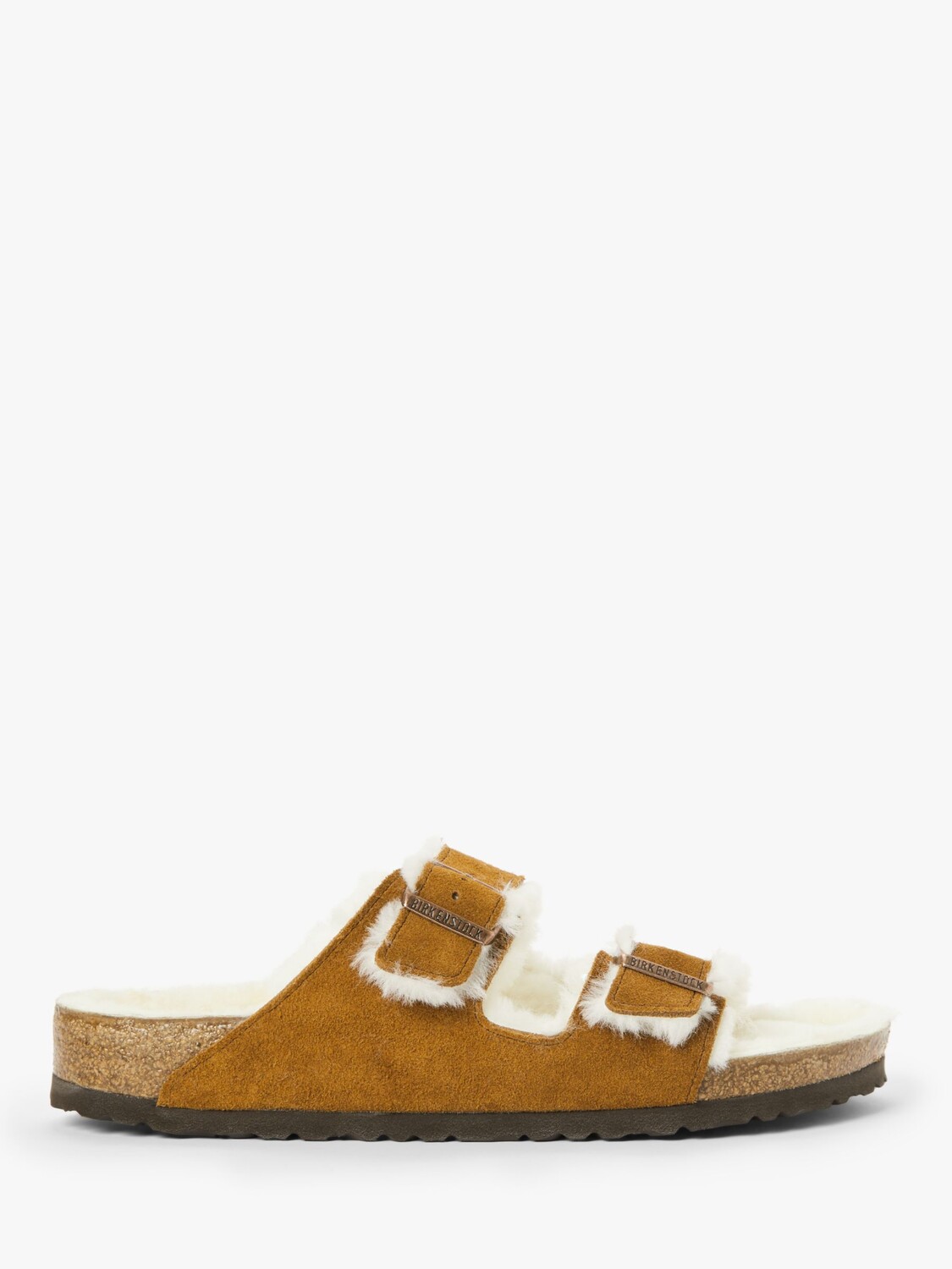

Сандалии Birkenstock Arizona из замши из овчины, норка