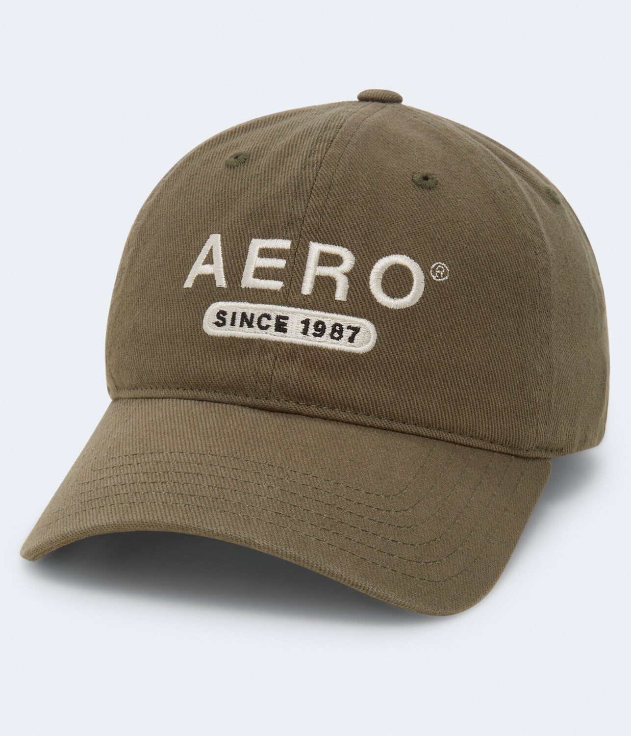 

Однотонная шапка в рубчик Aeropostale, белый