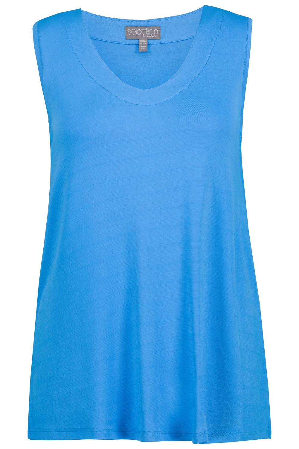 

Футболка Ulla Popken Strick Top, цвет strahlendes blau