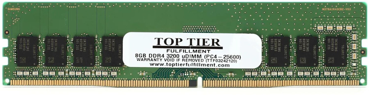 

Высший уровень DDR4-3200 (PC4-25600) uDIMM — 8 ГБ