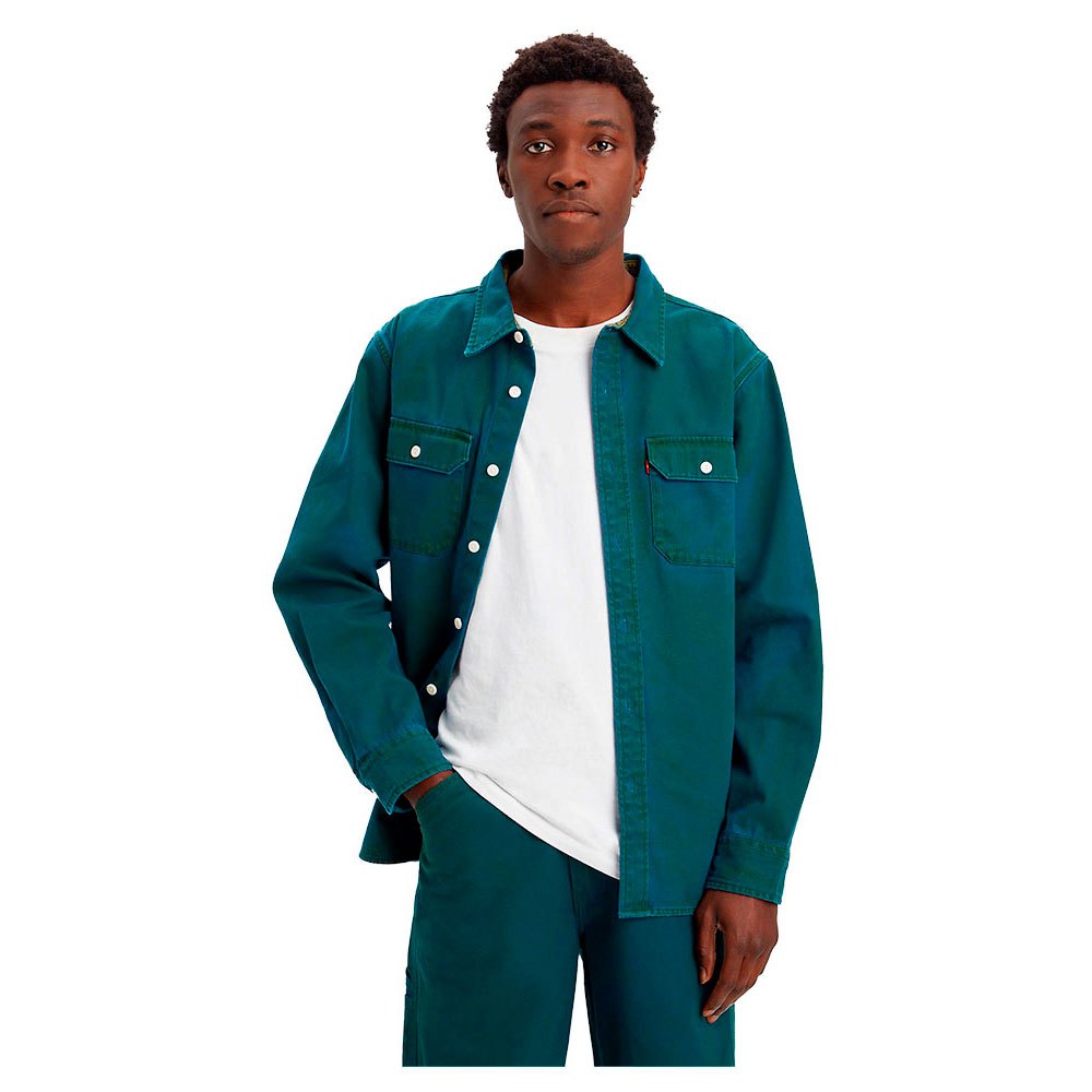 цена Рубашка с длинным рукавом Levi´s Classic Worker, зеленый