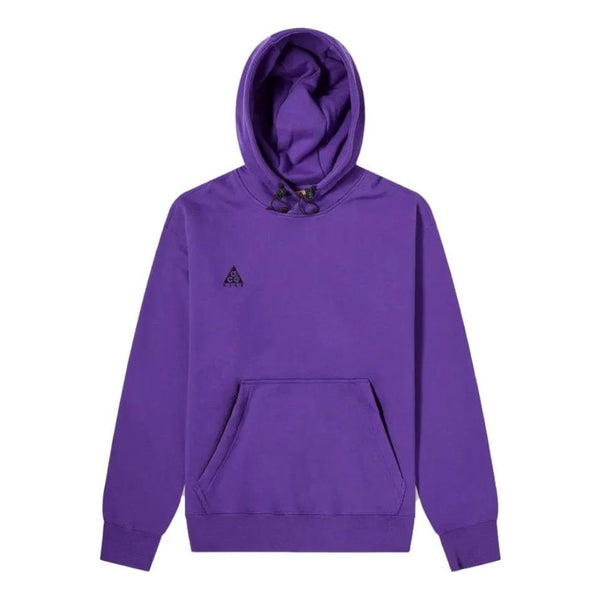 Толстовка Nike ACG Pullover Hoodie 'Court Purple', фиолетовый толстовка nike yoga luxe hoodie pink purple цвет tan
