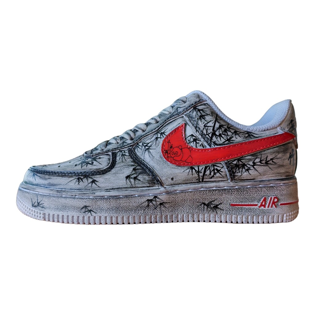 

Кроссовки Nike Air Force 1 Skateboarding Shoes Unisex Low-top Black, черный