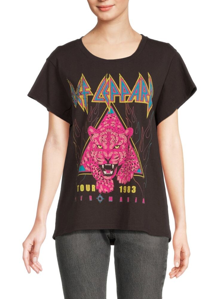 

Футболка Def Leppard с круглым вырезом Chaser, цвет Vintage Black
