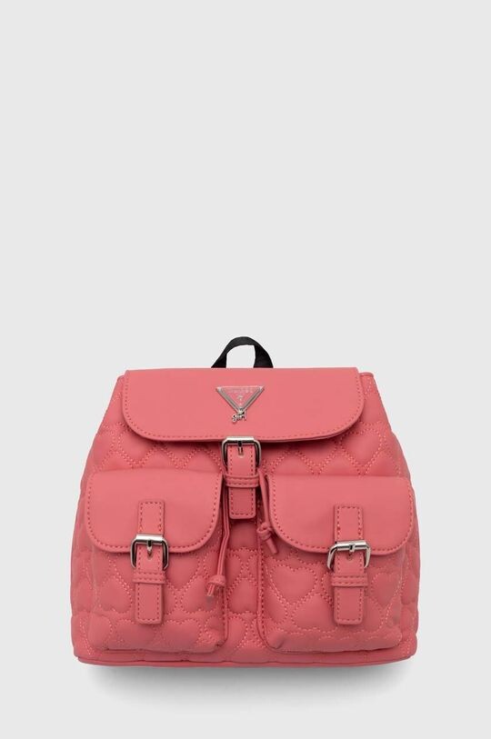 

Девушка с рюкзаком Guess, розовый