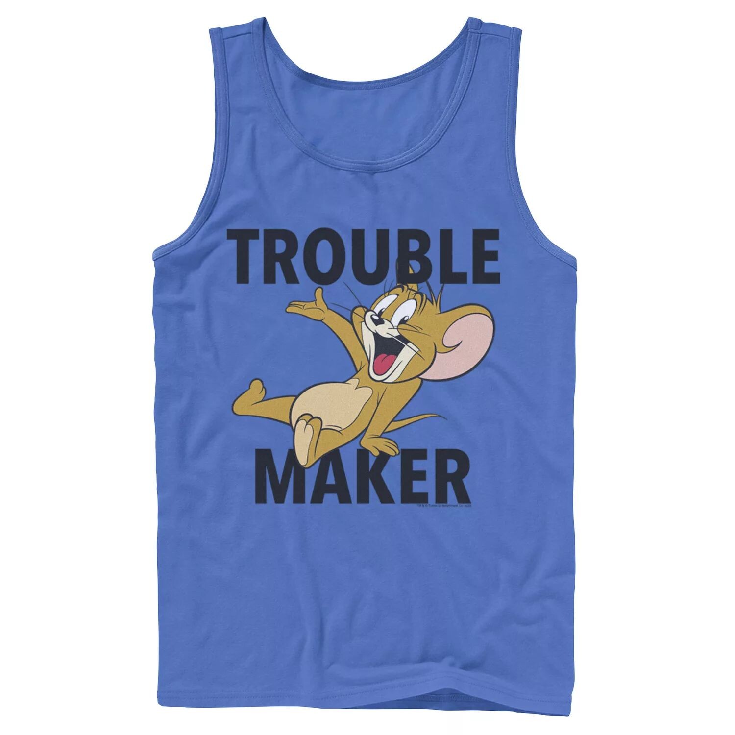 

Мужская портретная майка Tom And Jerry Trouble Maker Licensed Character