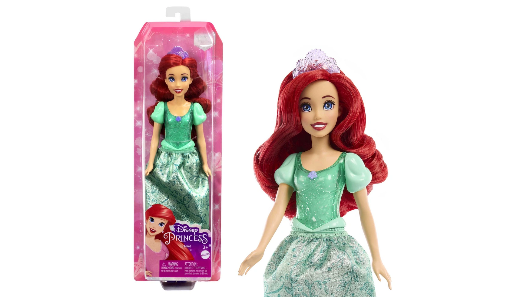 цена Кукла принцессы диснея ариэль Mattel