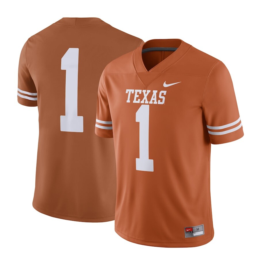 

Джерси Nike Texas Longhorns, оранжевый