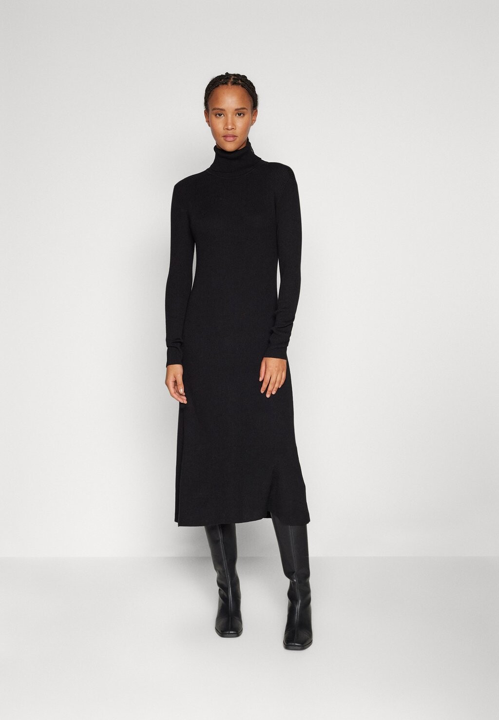 

Платье-джемпер VIAMARIA ROLL NECK DRESS VILA, черный