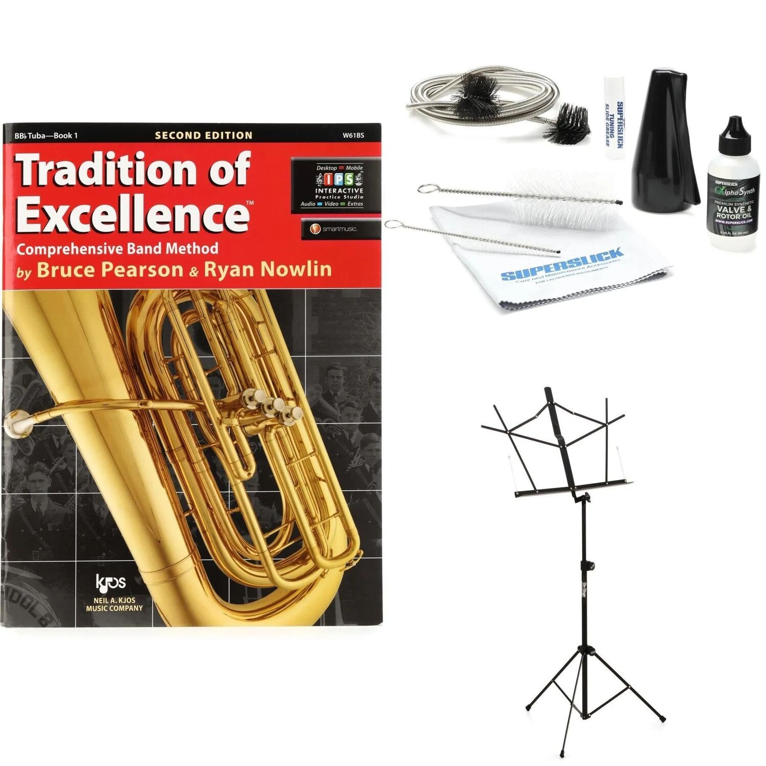 

Новая книга Kjos Tradition of Excellence, комплект 1 — туба BBb