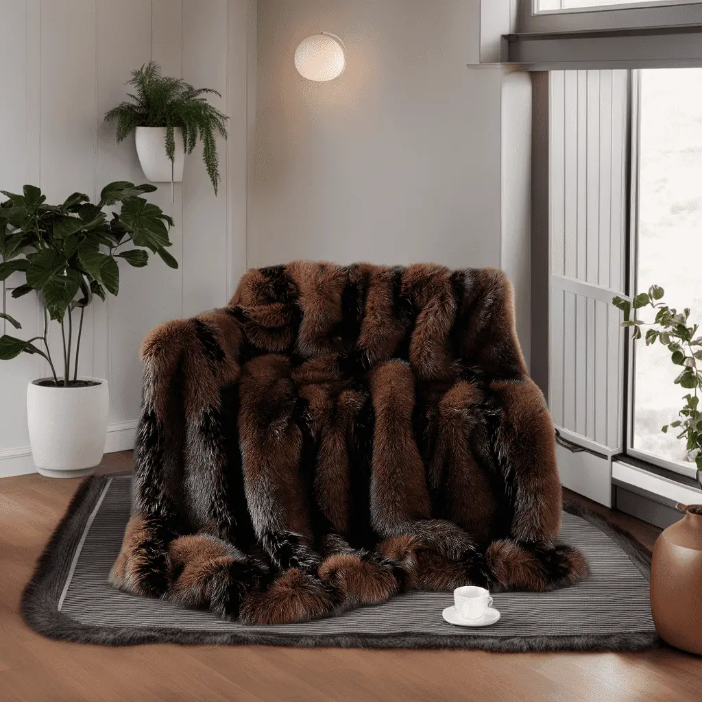 

Одеяло двустороннее Inchgrass, коричневый