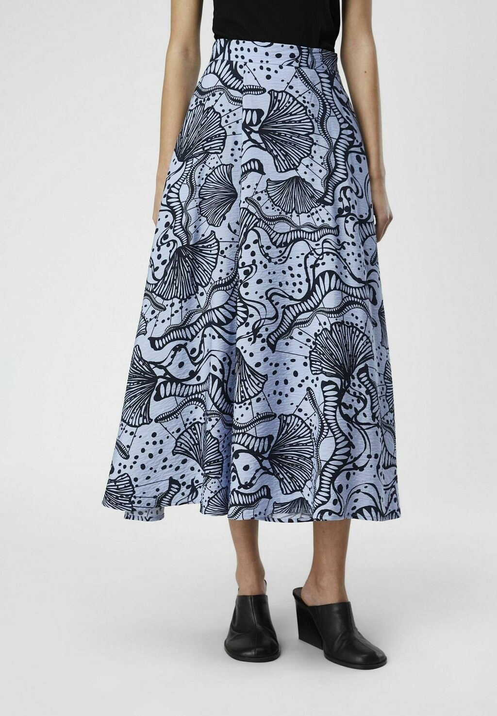 

Юбка макси PRINT Object, цвет brunnera blue