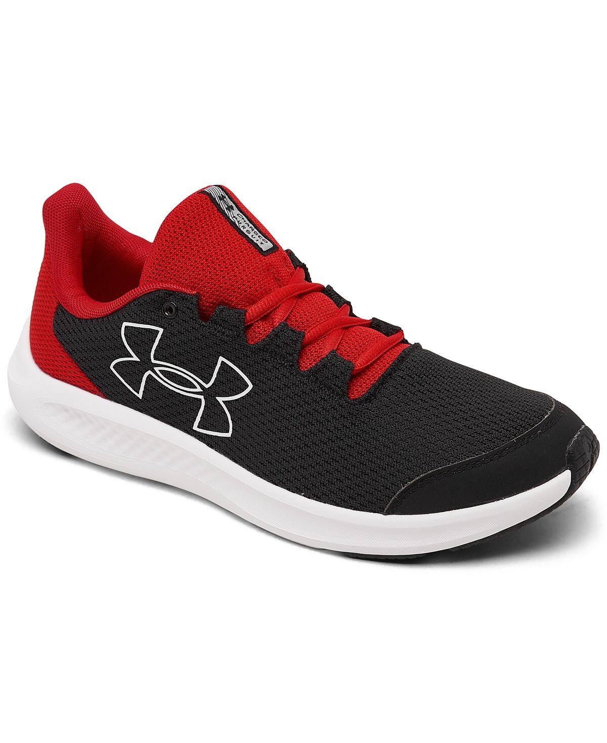 

Кроссовки для бега с большим логотипом Big Boys Charged Pursuit 3 от Finish Line Under Armour