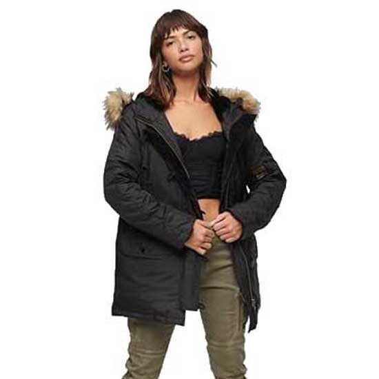 

Парка Superdry Military, черный