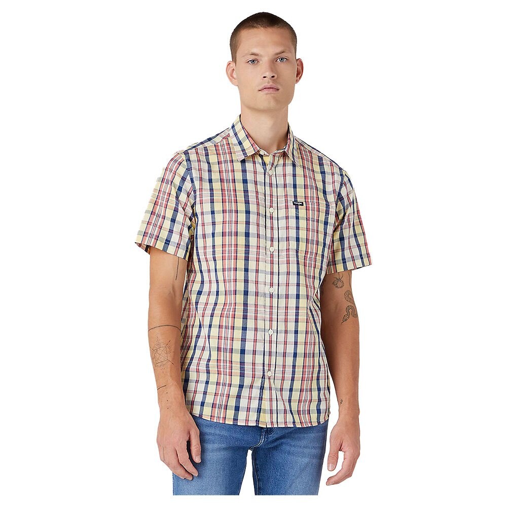 

Рубашка с коротким рукавом Wrangler 1 Pocket Regular Fit, Разноцветный