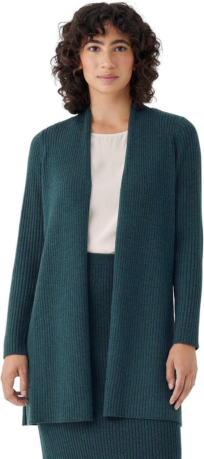 

Свитер Long Cardigan Eileen Fisher, цвет Alpine