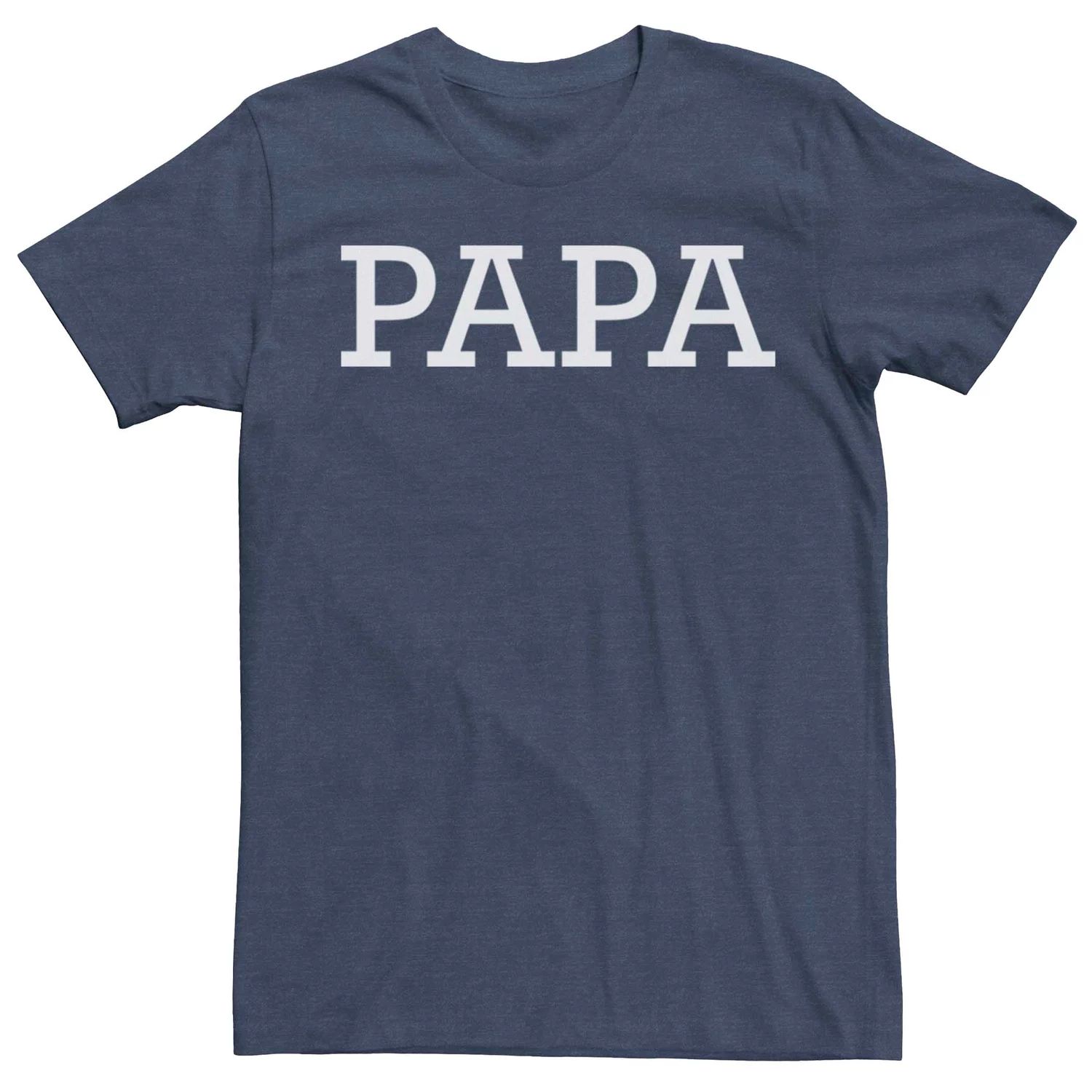Мужская футболка Papa Simple с рисунком Licensed Character