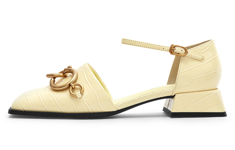 

Туфли Мэри Джейн женские желтые Charles&Keith