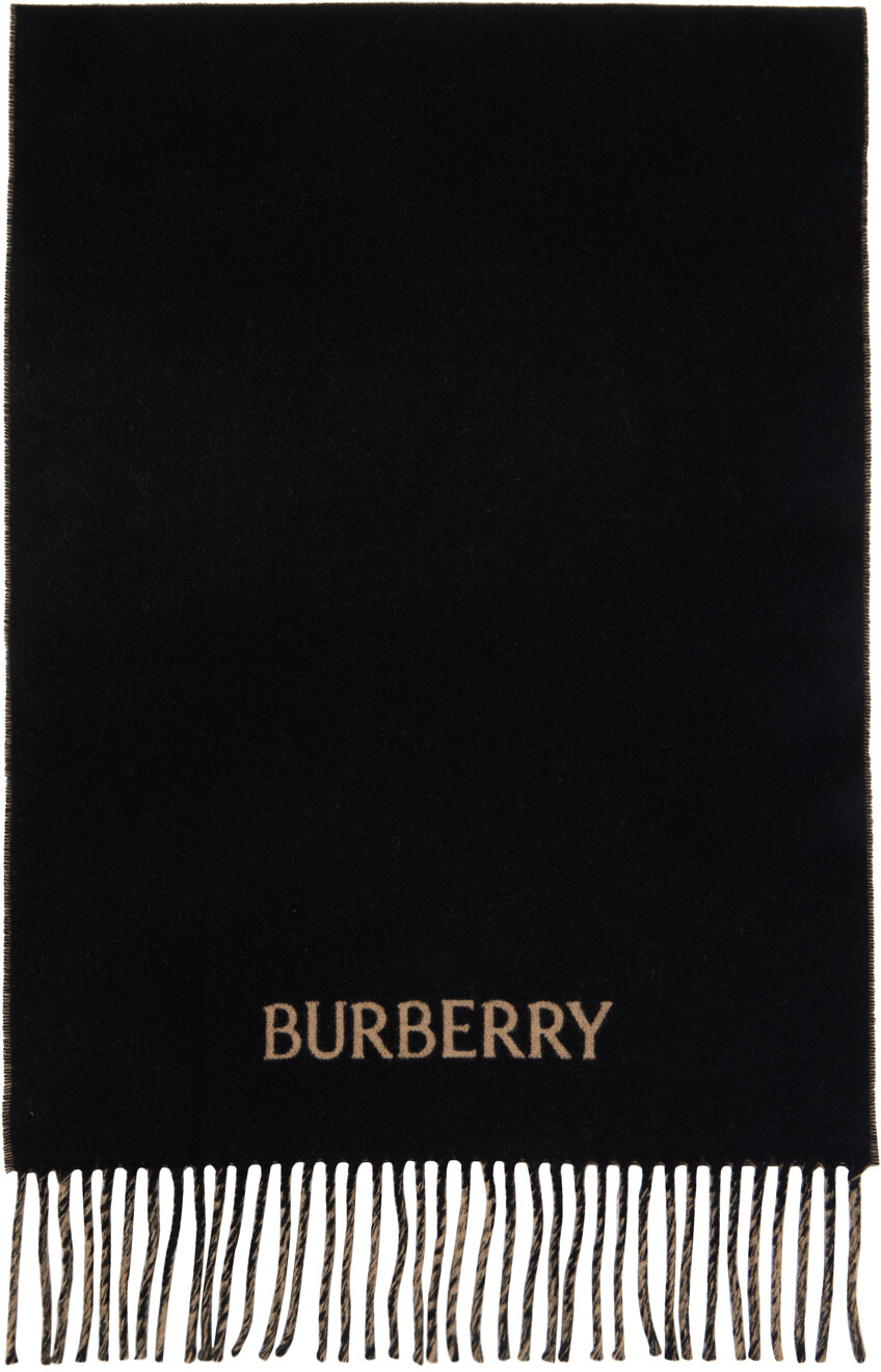 

Бежево-черный шарф EKD Burberry
