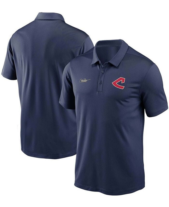 

Мужское темно-синее поло Cleveland Indians Cooperstown Collection с логотипом Franchise Performance Nike, синий