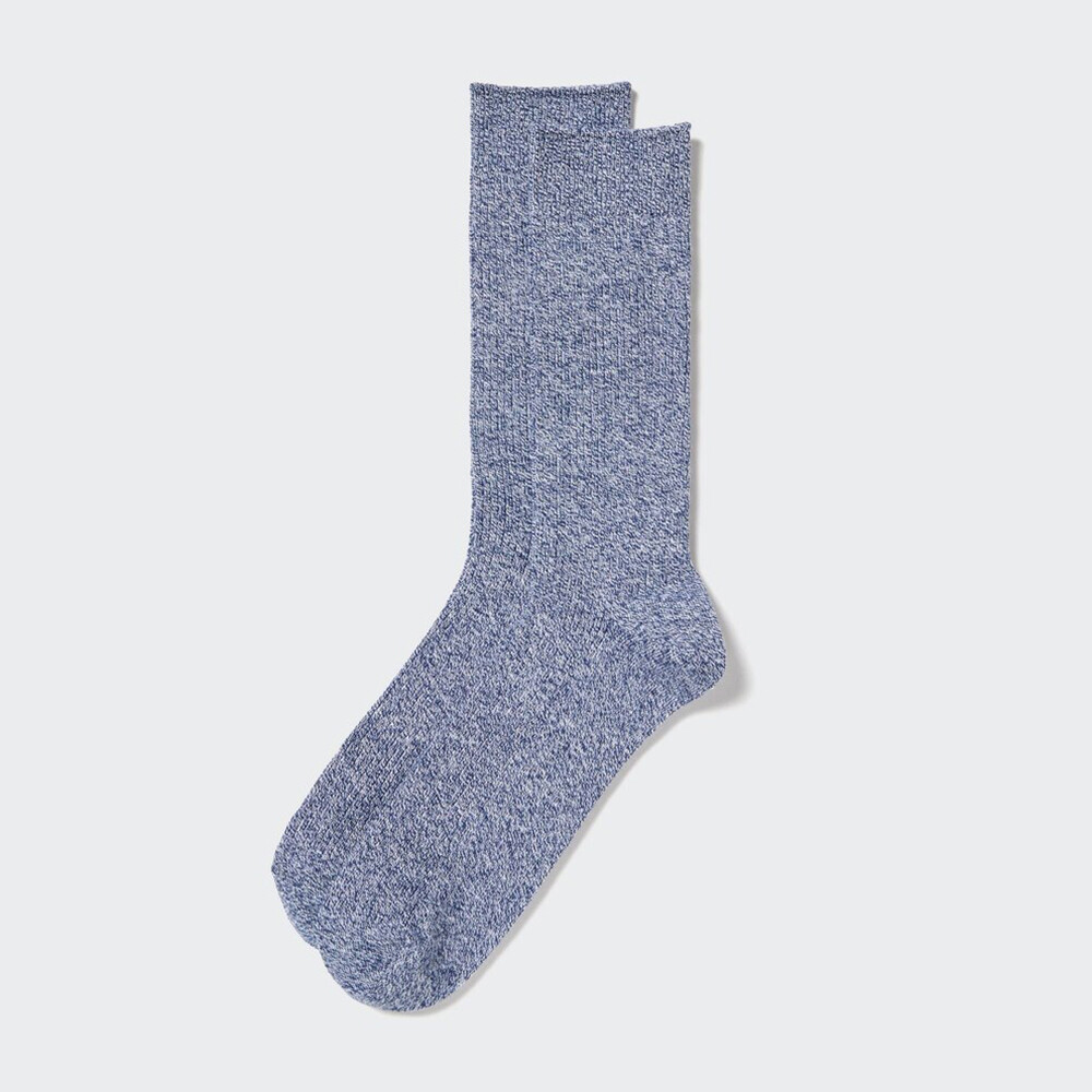 

Мужские носки Uniqlo однотонные, синий