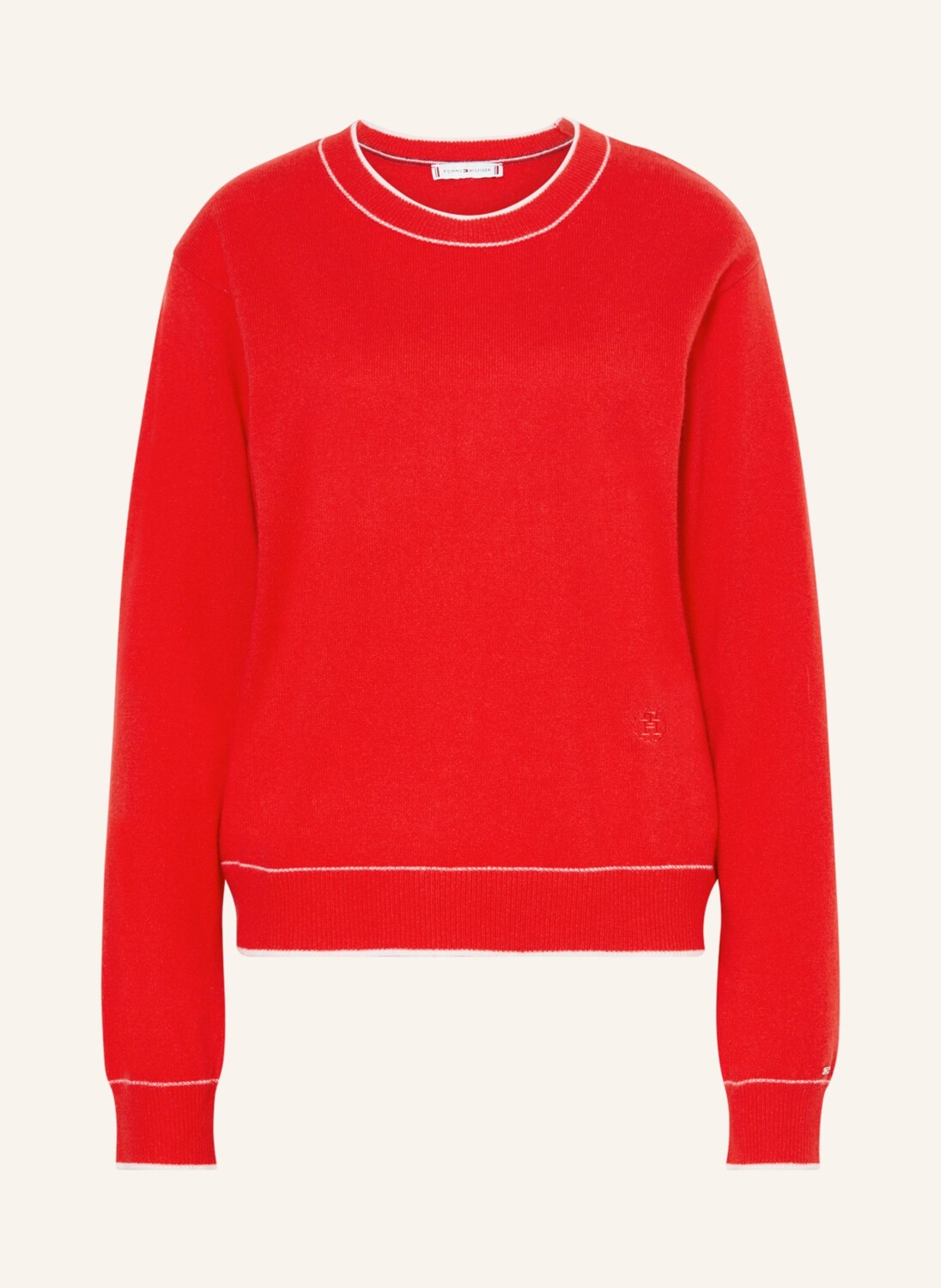 

Кашемировый свитер TOMMY HILFIGER, красный
