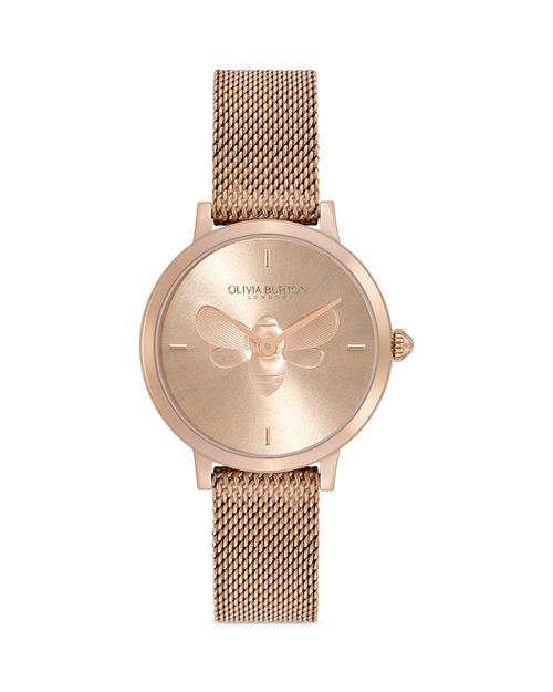 Ультратонкие часы Bee, 28 мм Olivia Burton, цвет Pink