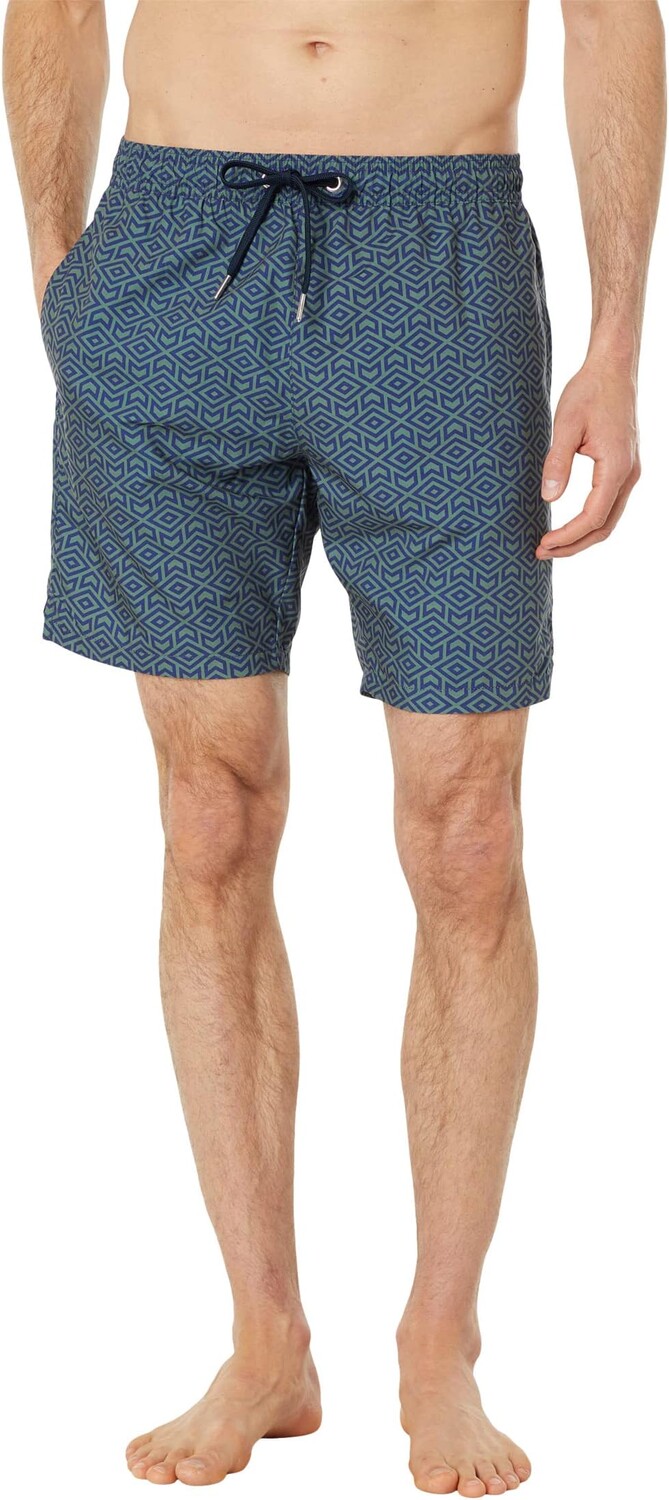 

Плавки BENSON 7 Mile 7" Swim Trunk, цвет Green Geo