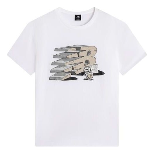 

Футболка с 3D-логотипом New Balance, белый