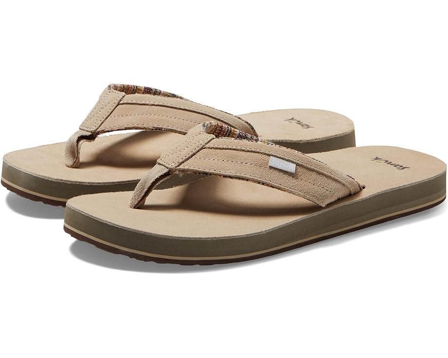

Сандалии Sanuk Ziggy ST Suede, цвет Tan
