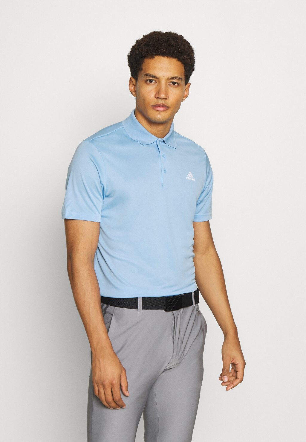 

Рубашка поло adidas Golf, светло-синий