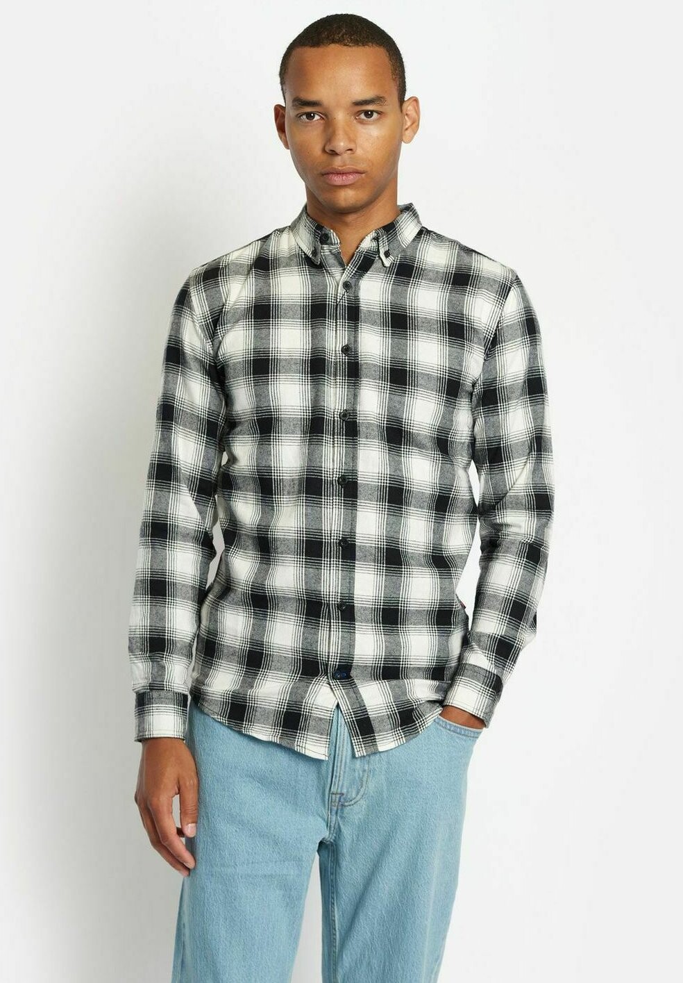

Рубашка CHECKED LS Denim Project, черный
