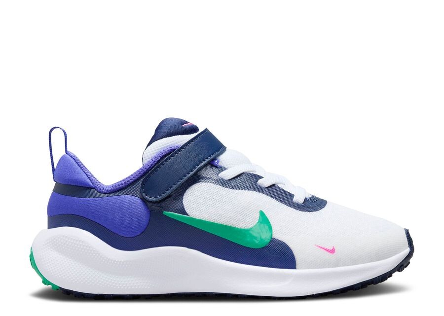 

Кроссовки Nike Revolution 7 PS, цвет Midnight Navy Stadium Green
