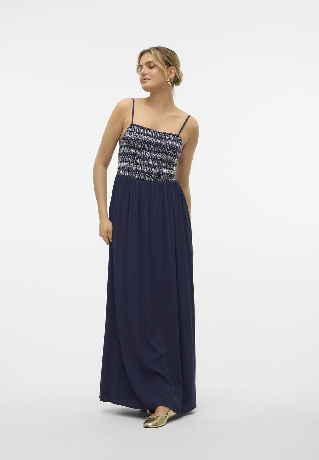 

Платье-макси Vmhouston Singlet Dress Vero Moda, темно-синий