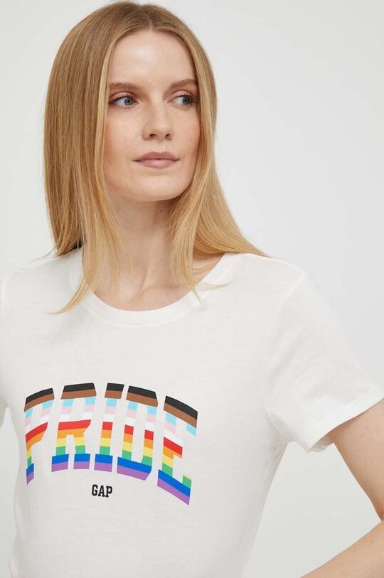 

Футболка GAP из хлопка Gap, бежевый