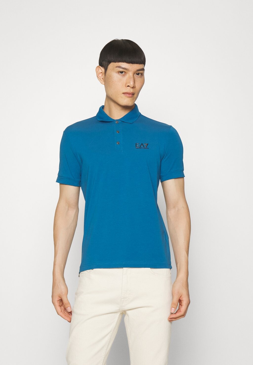 

Поло EA7 Emporio Armani, васильковый