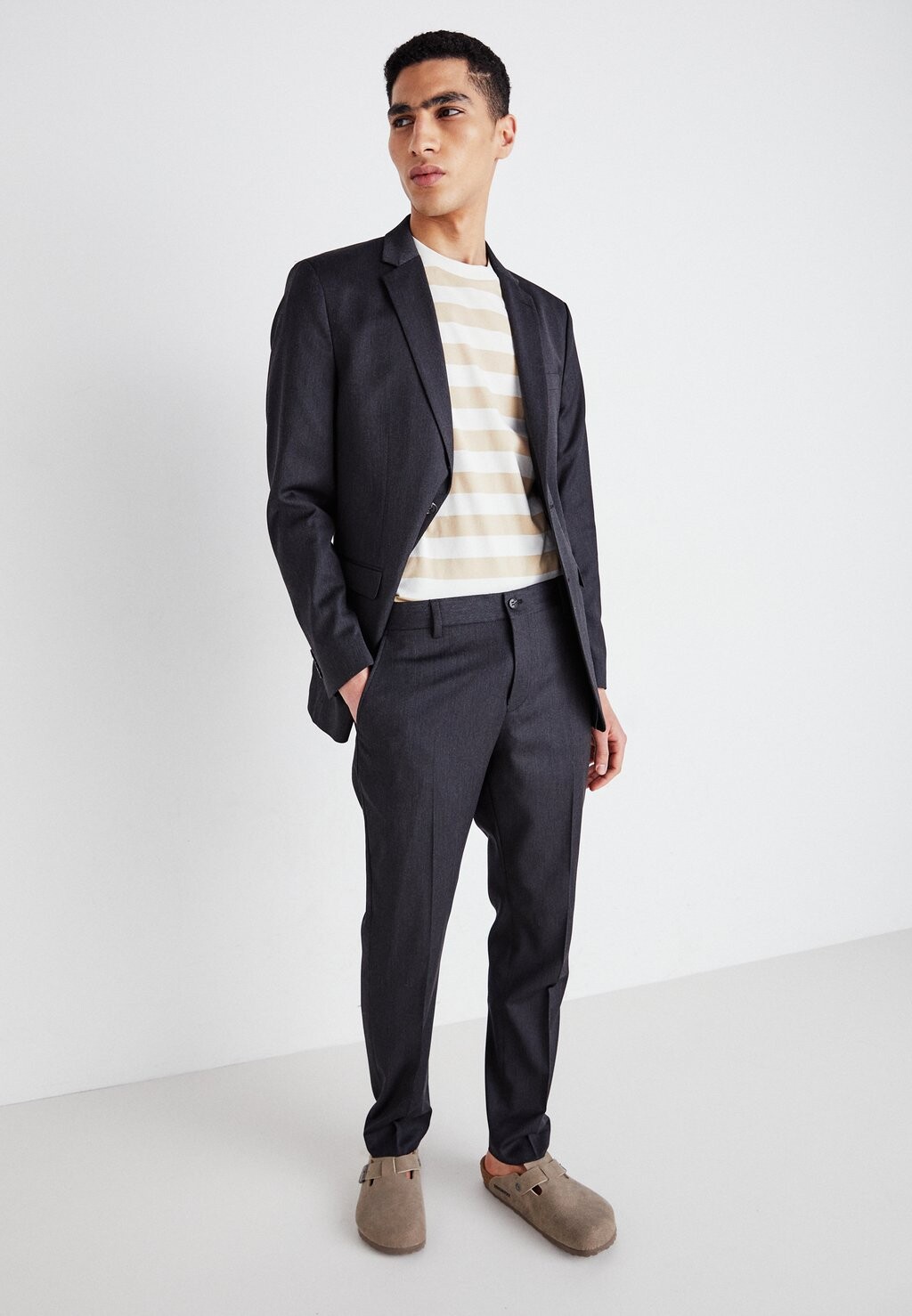

Костюм SLHSLIM OSCAR Selected Homme, цвет light grey melange/blue depth